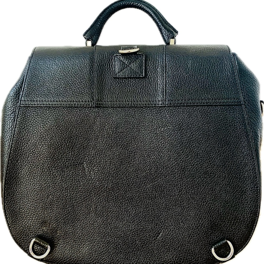 Demellier Black Leather Backpack and Handbag - Picture 2 of 10